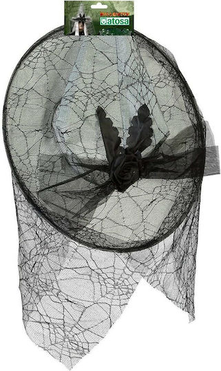 Spider Spider Hat Witch veil Grey