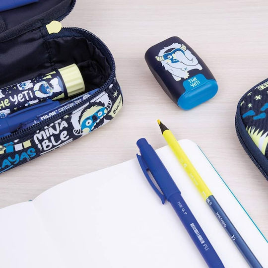 Milan Pencil Case Barrel Blue