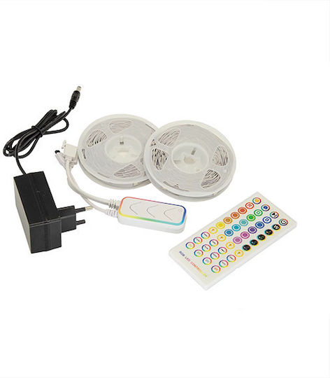 Bandă LED RGB Lumină 15m Tip SMD5050 cu Telecomandă