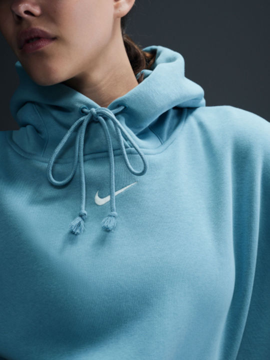 Phoenix Damen Sweatshirt Kapuzen Blau