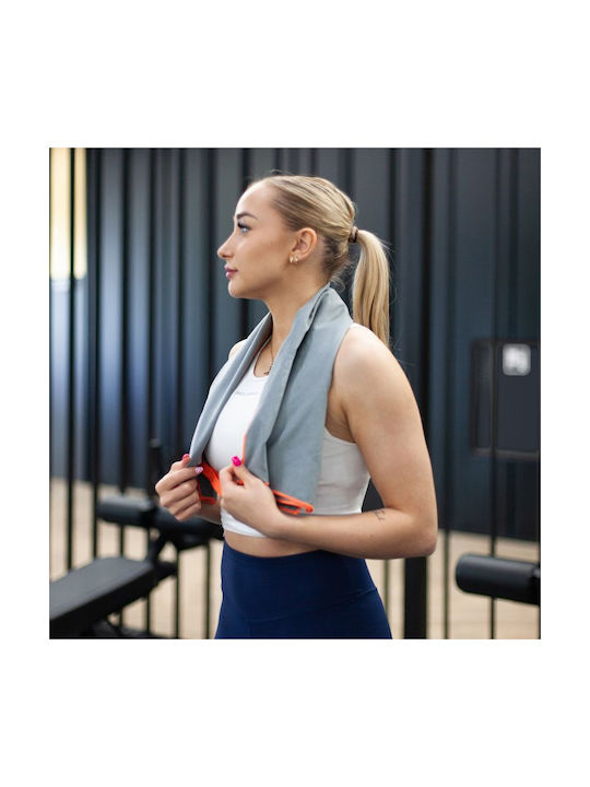 Meteor Microfiber Gray Gym Towel