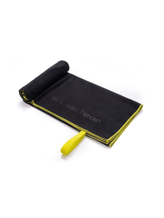 Meteor Microfiber Black Gym Towel 42x55cm