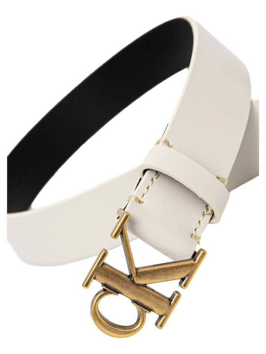 Leder Damen Gürtel Grau