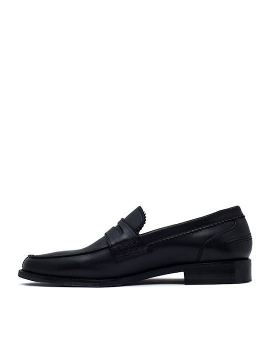 Men's Leather Moccasins Black