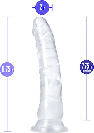 B Yours Diamond Glisten Realistisches Dildo Mit Saugnapf Transparent 22cm