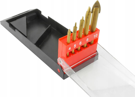 Verke Drill Carbide with Cylindrical Shank for Glass και Tiles