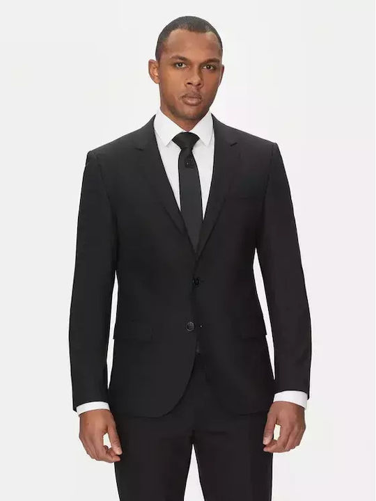 Hugo Henry/getlin232x Costum Bărbați Black Hugo Henry/getlin232x Costum Bărbați Black