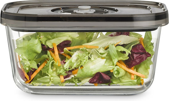Caso Lunchbox Silikon Transparent Geeignet für die Mikrowelle 10x7.5cm 2Stück