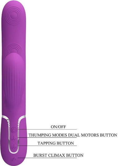 Pretty Love Perlita Vibrator Iepurele Violet