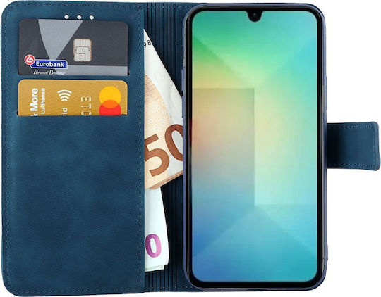 Lime Book Synthetic Leather / Silicone Blue (SAMSUNG A26 5G A266)