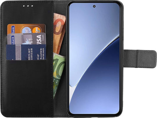 Volte-Tel Book Synthetic Leather / Silicone Black (Xiaomi 15 Pro)