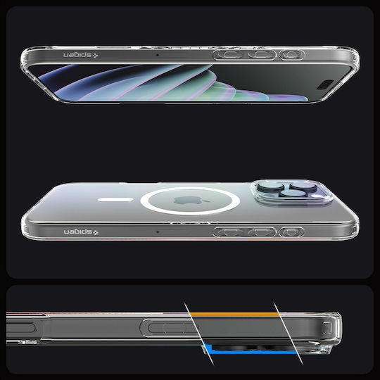 Spigen Crystal Flex Back Cover Σιλικόνης Διάφανο (iPhone 16 Pro)