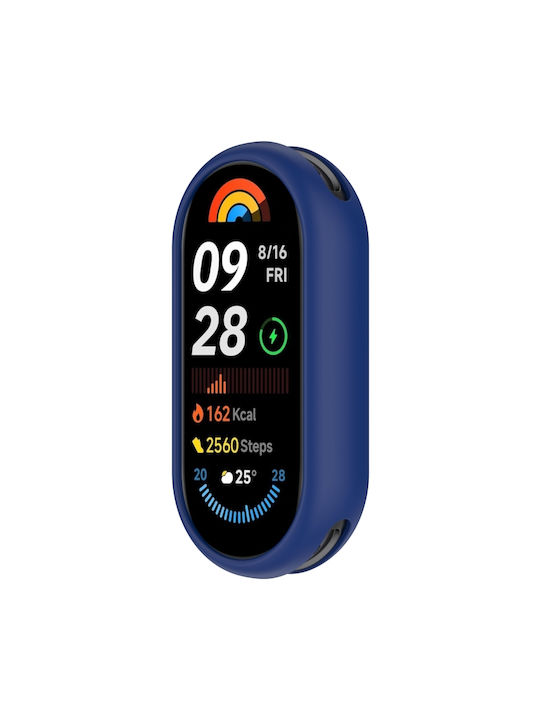 Protective Silicone Watch Case Glossy Surface Xiaomi Smart Band 9 NFC Midnight Blue