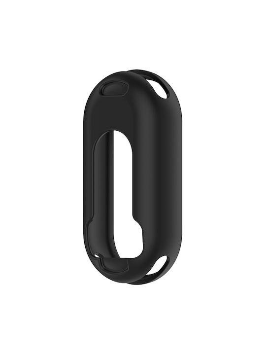Xiaomi Smart Band 9 NFC Glänzende Oberfläche Silikonhülle Schwarz