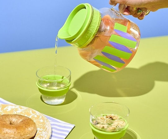 Chako Lab Chubby Slide Bottle 1100ml Διάφανο Πράσινο