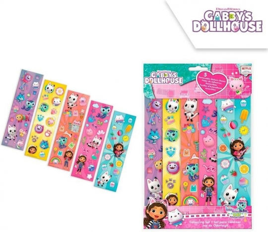 Gabbies Puppenhaus Sticker-Set 29,5x21cm