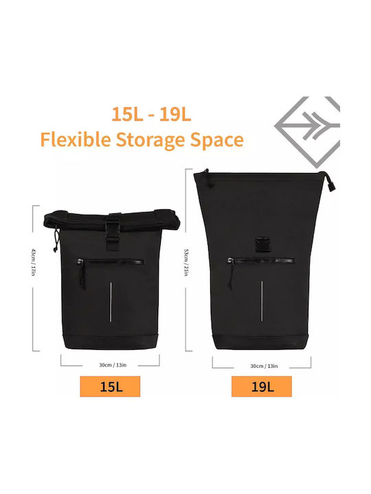 New Rebels Backpack Αδιάβροχο 16lt Πράσινο New Rebels Backpack Αδιάβροχο 16lt Πράσινο