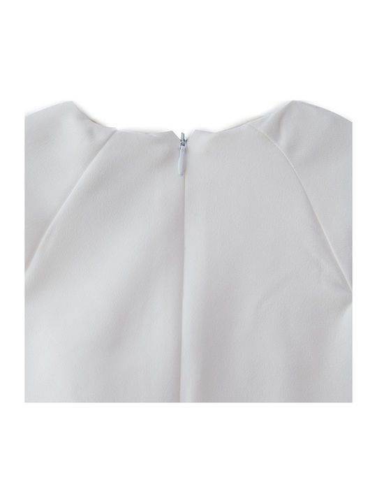 Rochie pentru Copii Fără mâneci Ecru