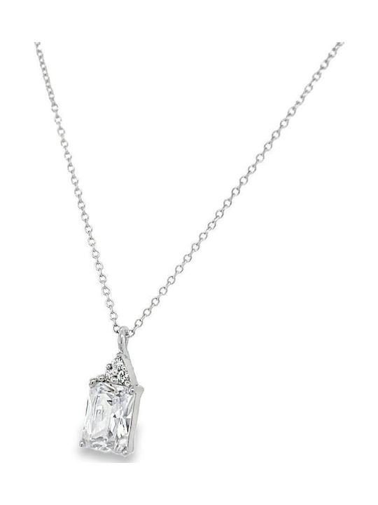Xryseio from White gold 9 K with Zircon