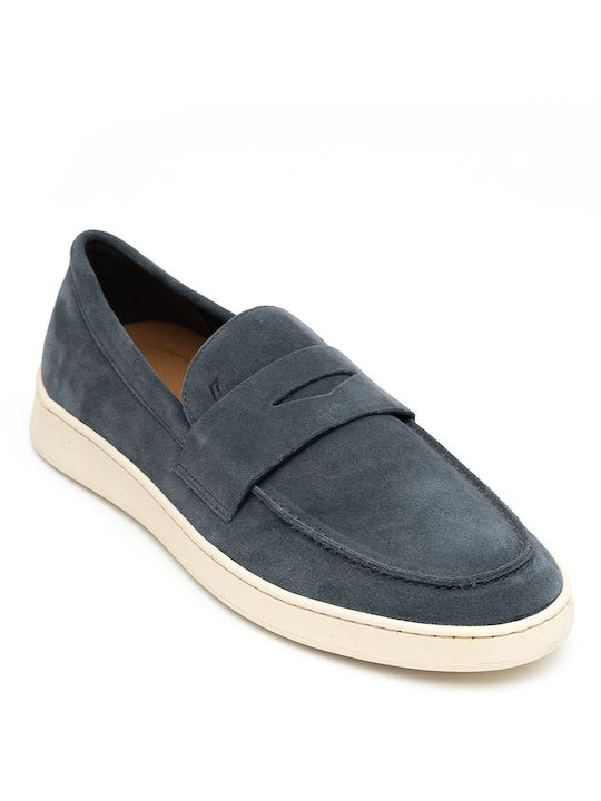 Frau Suede Ανδρικά Loafers σε Μπλε Χρώμα