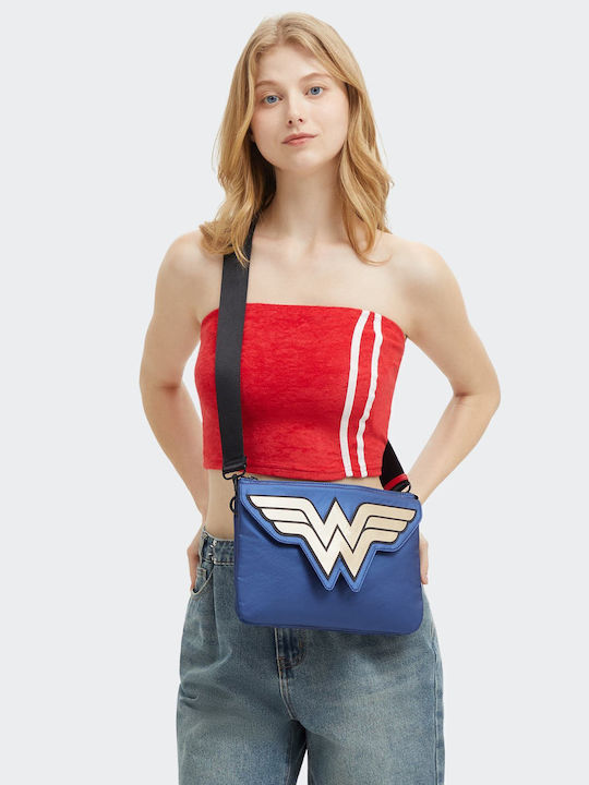Damentasche Schultertasche Blau