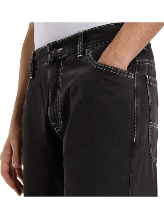 Double Knee Herren Jeanshose Black Wash