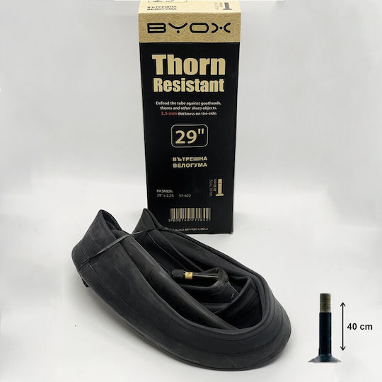 Byox Thorn Proof Anti Puncture Butyl Tube 29“*2.25 ; A V 40mm