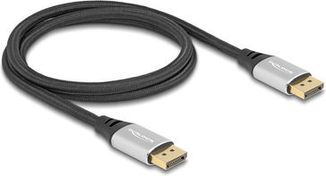 DeLock Кабел DisplayPort мъжки - DisplayPort мъжки 1м Черен (80633)