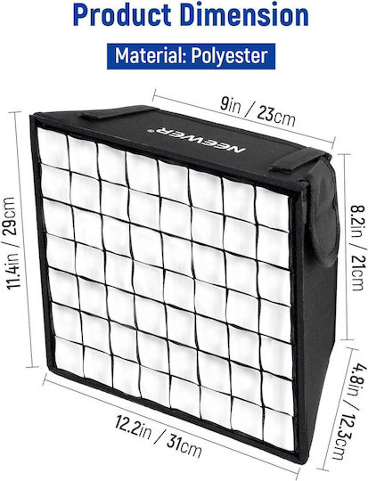 Neewer Softbox с Grid 28.956брx30.988брсм.