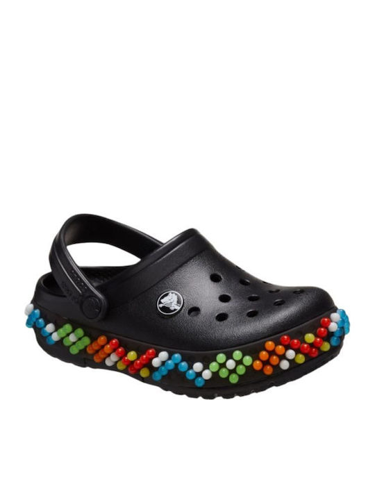 Crocband Παιδικά Ανατομικά Σαμπό Θαλάσσης Μαύρα