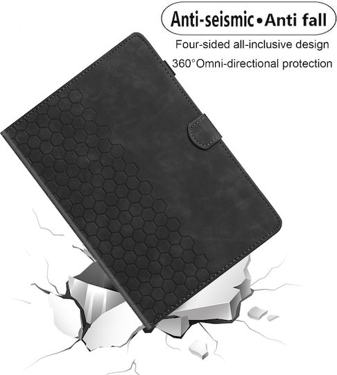 Honeycomb Flip Cover Black (Samsung Galaxy Tab A 10.1 2016 T580)