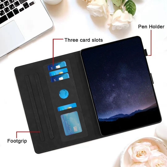 Honeycomb Flip Cover Black (Samsung Galaxy Tab A 10.1 2016 T580)