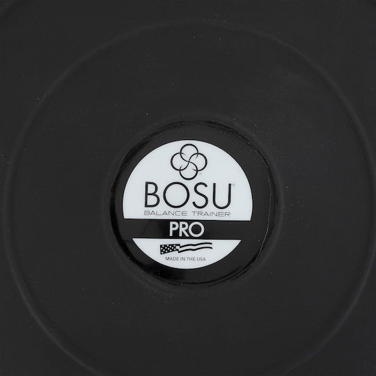Bosu Black Balance Trainer Balance Ball Black Height 9.5cm with Diameter 65cm 1pcs