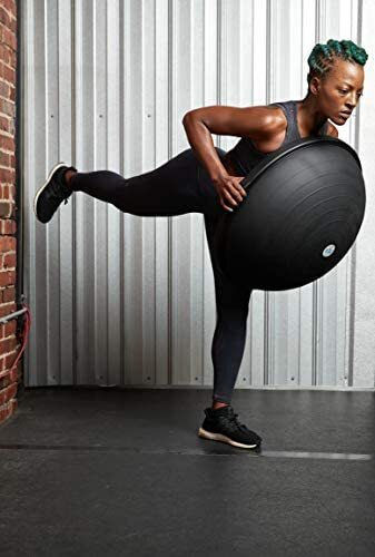 Bosu Black Balance Trainer Balance Ball Black Height 9.5cm with Diameter 65cm 1pcs