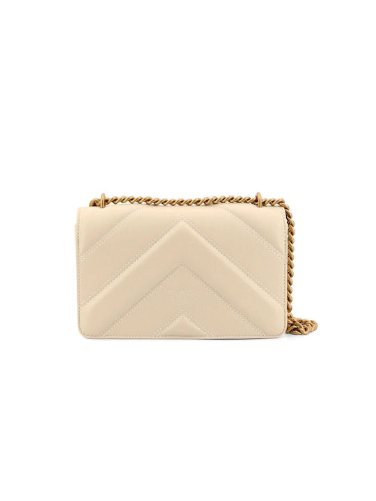 Pinko Leather Women's Bag Shoulder White