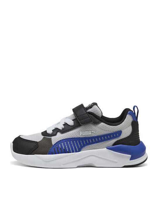 X-ray 3 Kids Sports Shoes Running With Hoop & Loop Closure Grey