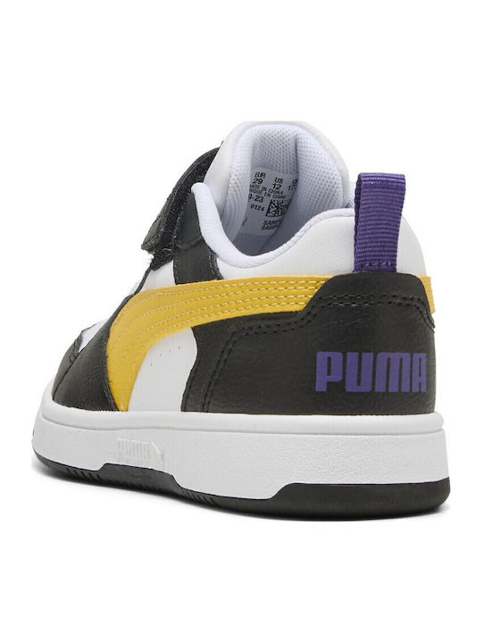 Rebound V6 Παιδικά Sneakers με Σκρατς Μαύρα 397419-23