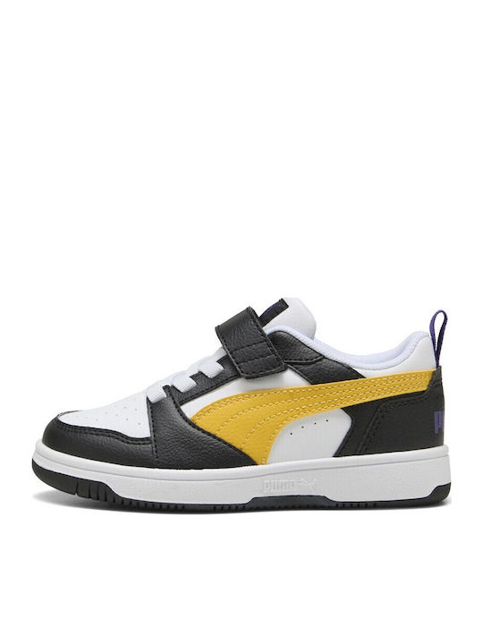 Rebound V6 Παιδικά Sneakers με Σκρατς Μαύρα 397419-23