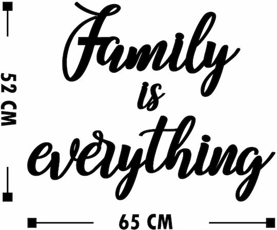 Διακοσμητικό Τοίχου 65x52 A-g Family Is Everything 576skl1110 65x52 Mdf