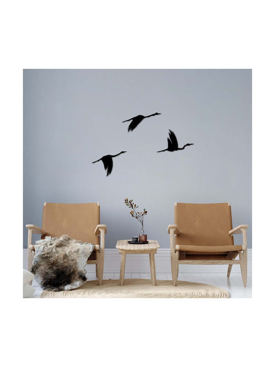 Wall Decor Set of 3 pcs A-g Migrant Birds 899skl2357 Metal