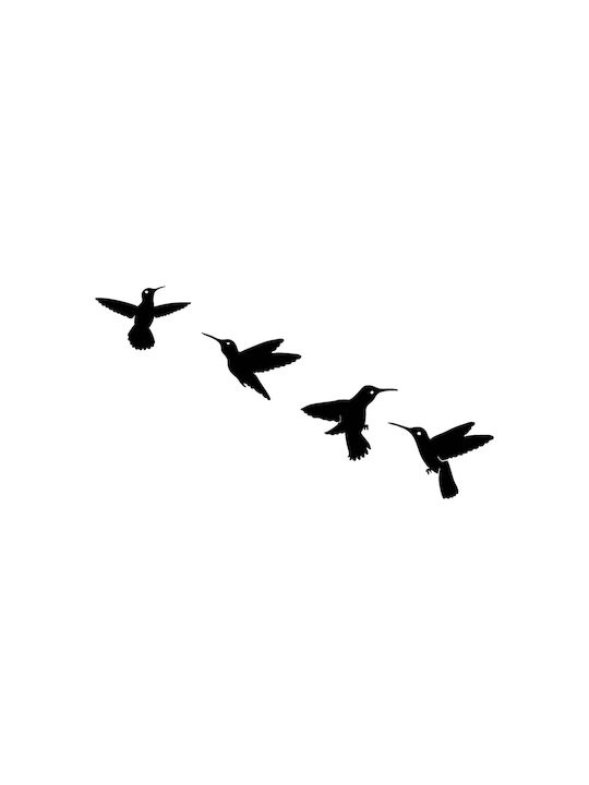 Διακοσμητικά Τοίχου Σετ 4τμχ A-g Birds 899skl2358 Μεταλλικό