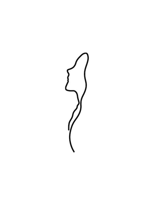 Wall Decor 18x74 A-g Woman Face Profile 891tnl1988 18x74 Metal