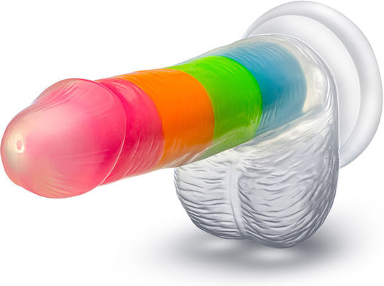 Blush Dildo cu Testicule și Ventuză 12cm