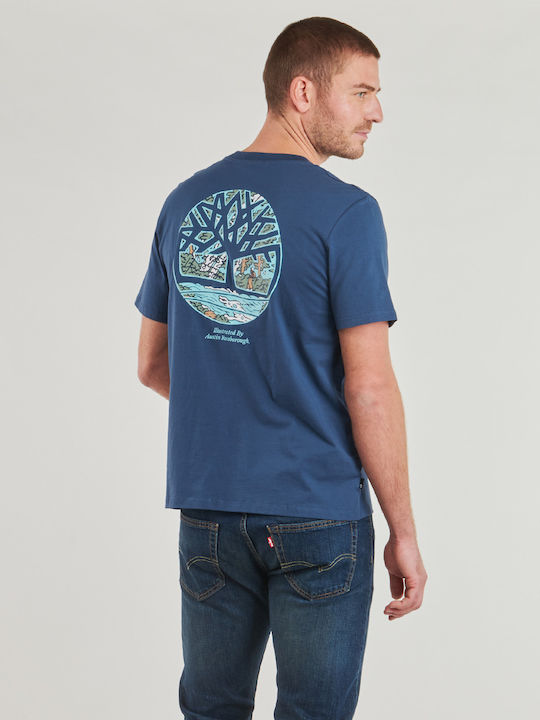 Tree T-Shirt Blau