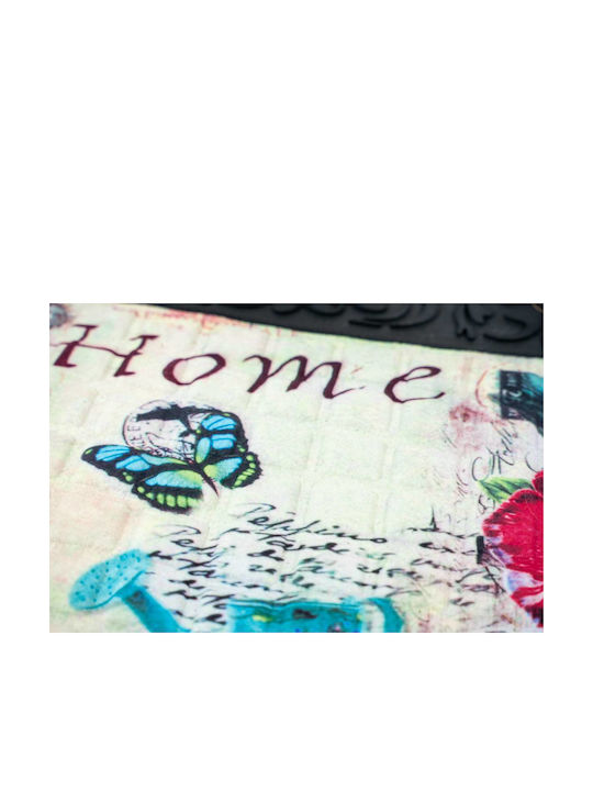 Sdim Rutschfeste Eingangsmatte Venga 002 Home Flowers 45x75cm Dicke 6mm