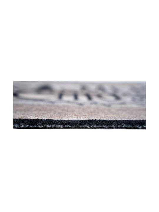 Sdim Entrance Mat Carpet Non-Slip Backing Ambiance 002 Merry Christmas 50x75cm Thickness 8mm