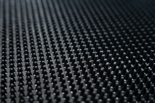 Sdim Rutschfeste Eingangsmatte Gummifingerspitze Schwarz 46x70cm