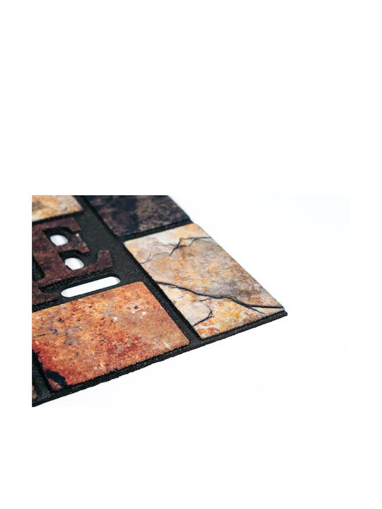 Sdim Αντιολισθητικό Πατάκι Εισόδου Ecomat 705 Home Slate Beige 45x75εκ