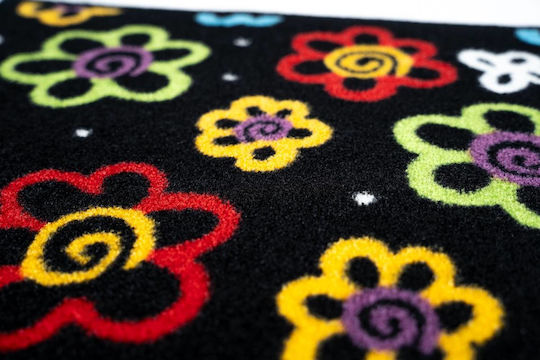 Sdim Eingangsmatte Teppich Rutschfeste Unterlage Ambiente 007 Blumen 50x75cm Dicke 8mm