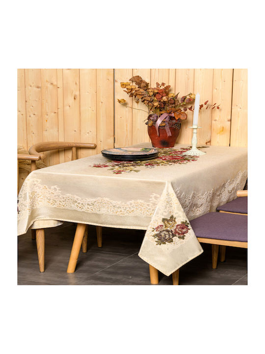 Läufer Pls-tb17008 Jacquard-Stoff Creme 100% Jacquard Pol 33×180 Liolios Home